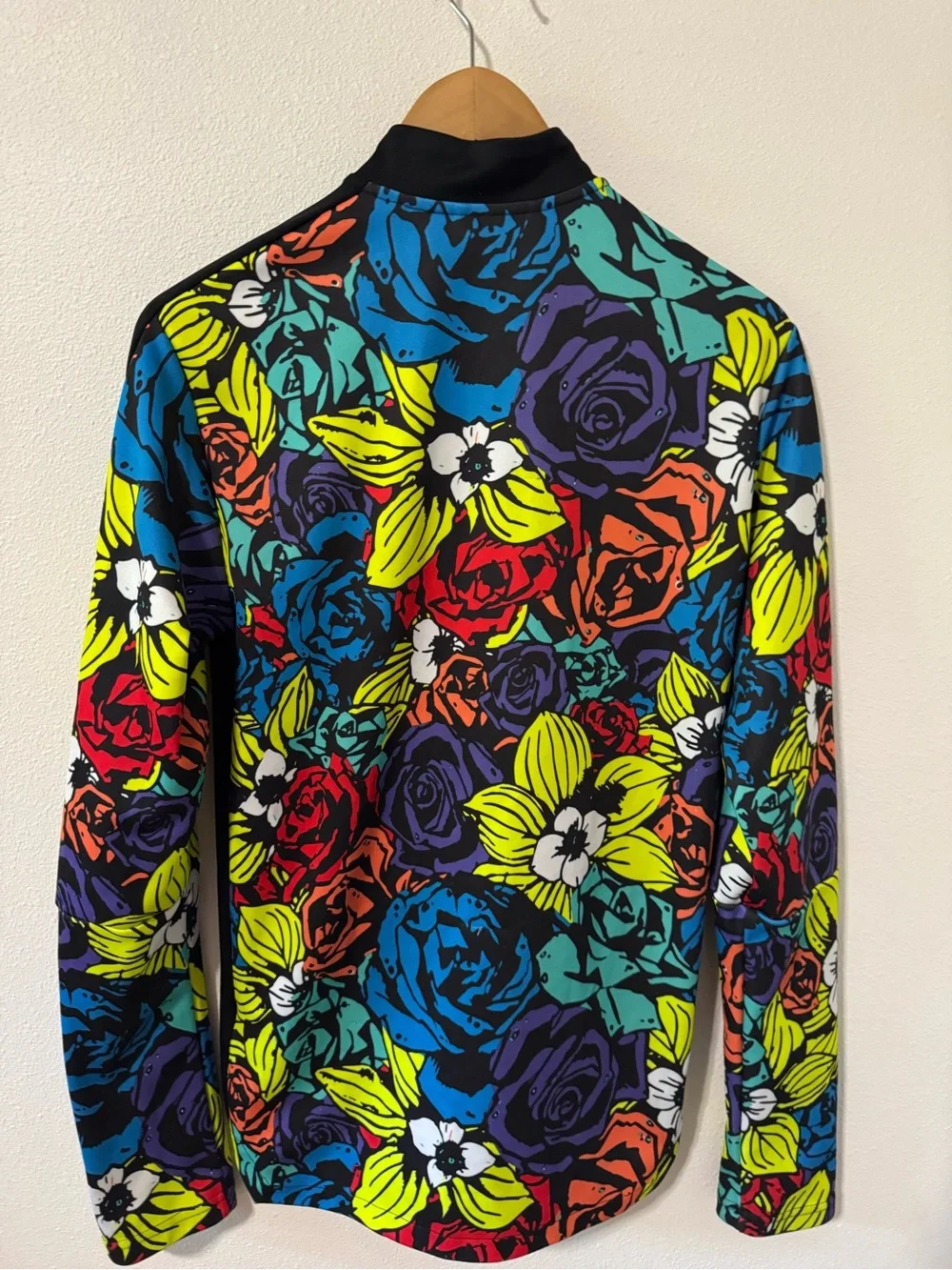 adidas Tiro Track Jacket Multocolor Floral Full Zipper Streetwear Gym Workout-S